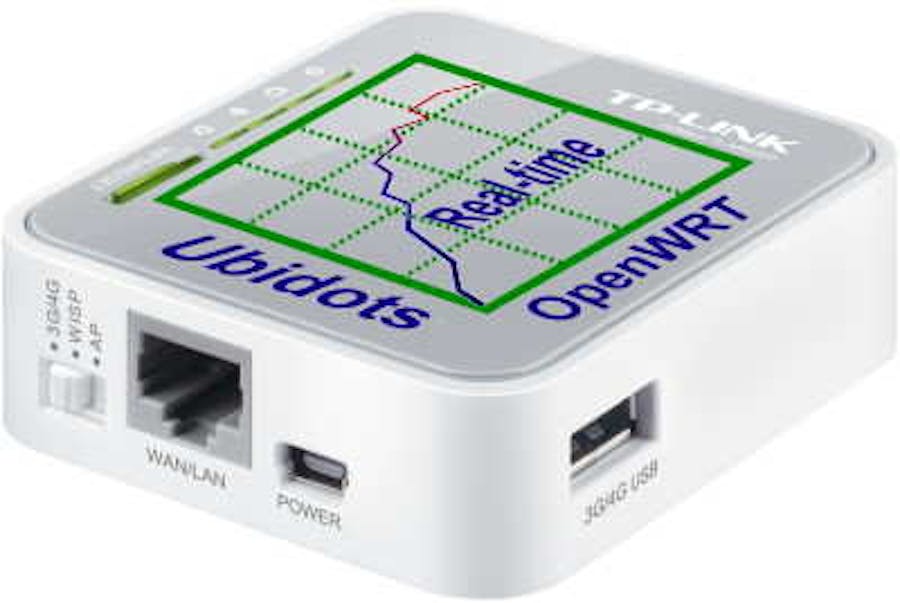 OpenWRT router + Ubidots = Real-time data monitoring