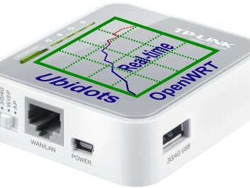 OpenWRT router + Ubidots = Real-time data monitoring