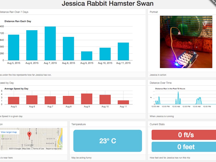 Hamster Fitness Tracker
