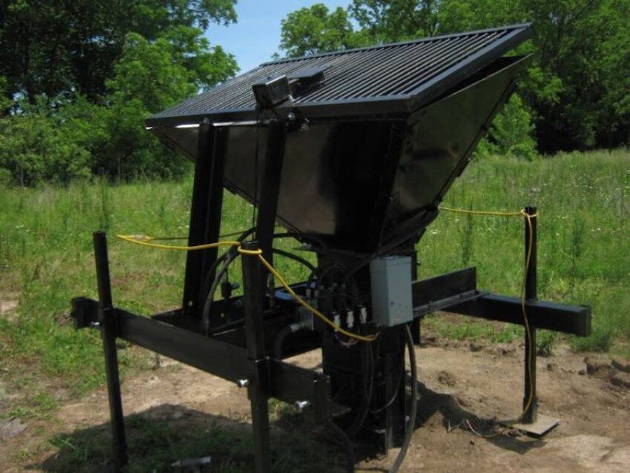 The Liberator Compressed Earth Brick Press