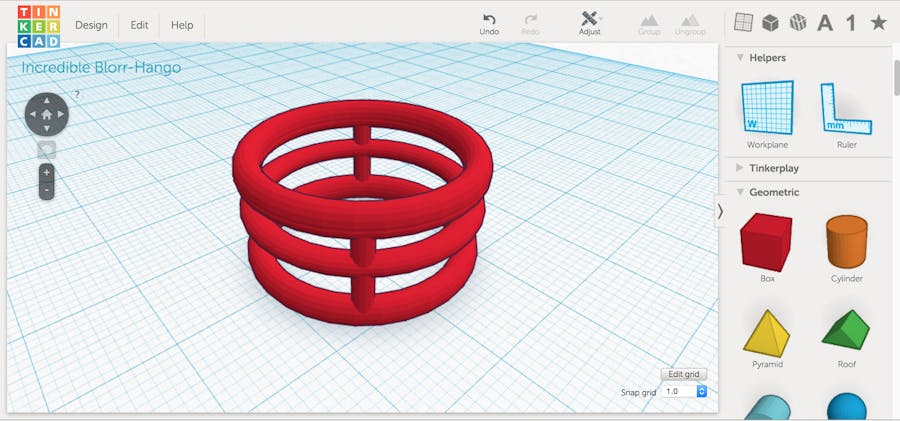 Homework 06.01: Intro to 3D Modeling and Printing