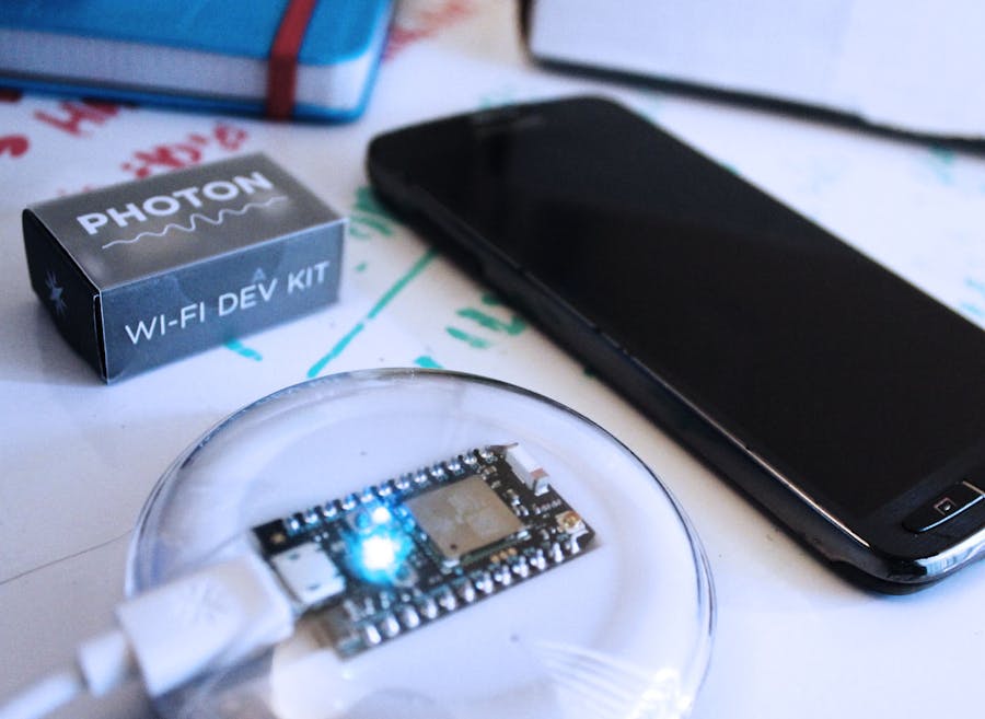 Android Phone Finder Using Particle Photon Internet Button