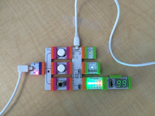 Quick, start! A quickstart project for LittleBits Arduino