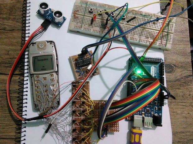 My Old Phone + Arduino = Phonoduino