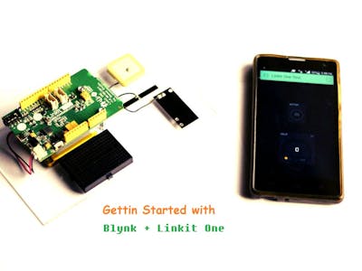 Getting started with Blynk + Linkit One 