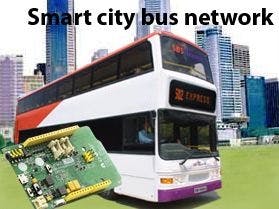 Smart city bus network