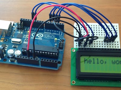 Lcd Display in Real Time.