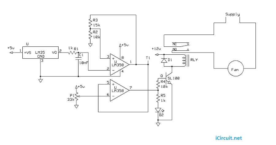 Temperature Based Fan controller