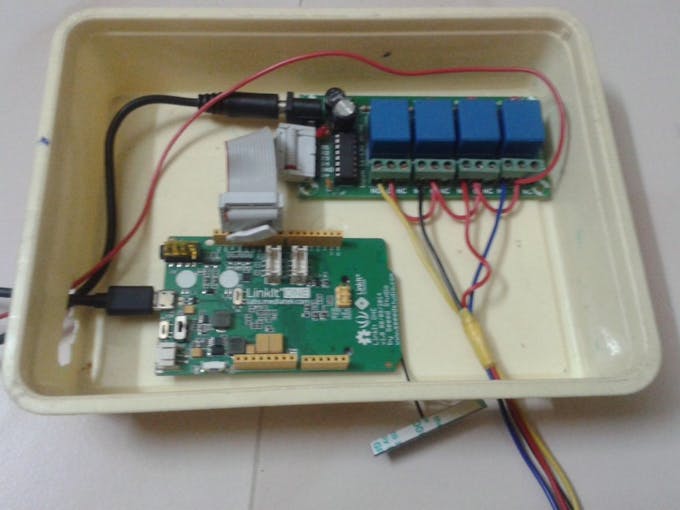 Smart Home With Android App Circuit Diagram