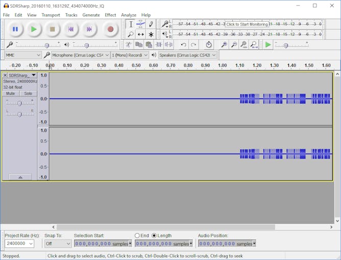 help asap, its about audacity every time i record my voice ... 434 MHz Remote Outlet Sniffing - Arduino Project Hub