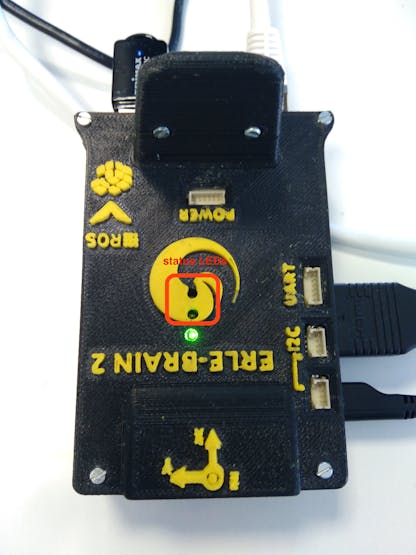 Erle-Brain 2 status LEDs