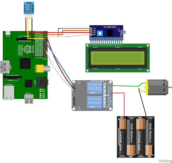 使用 Raspberry Pi 接线系统部件