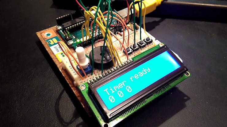 arduino kitchen timer hackster io