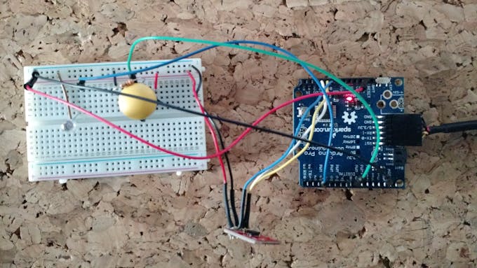 Button, IR LED, Accelerometer and Arduino Pro