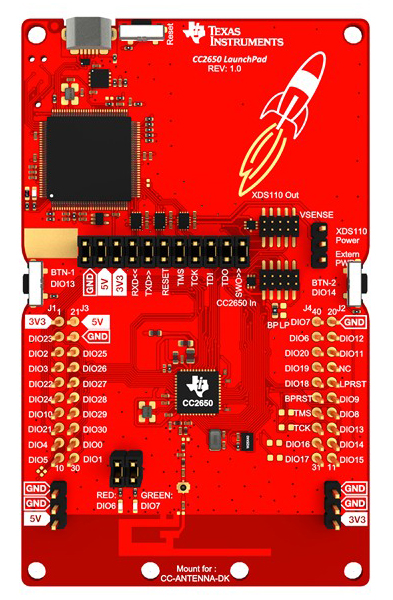 LAUNCHXL-CC2650 SimpleLink CC2650 BLE Zigbee 6LoWPAN LaunchPad
