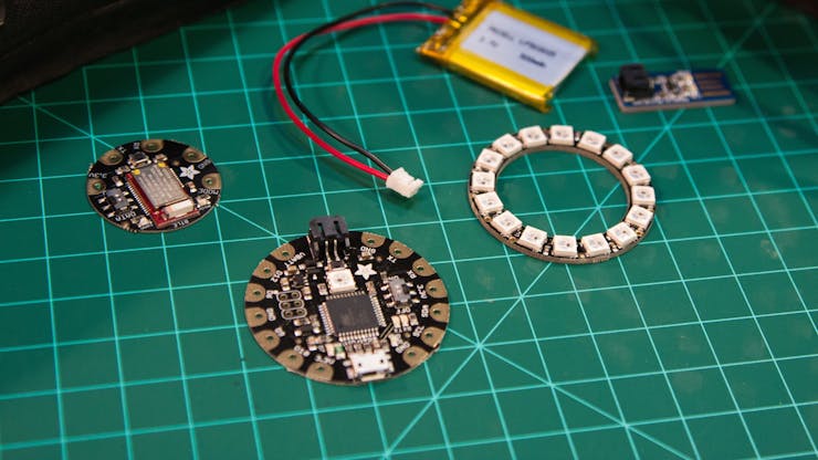 Lay out all the parts on a clean surface.