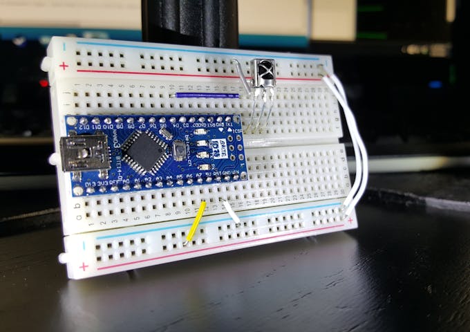 I used another Arduino Nano to read the IR signals from all my remotes and stored their raw values