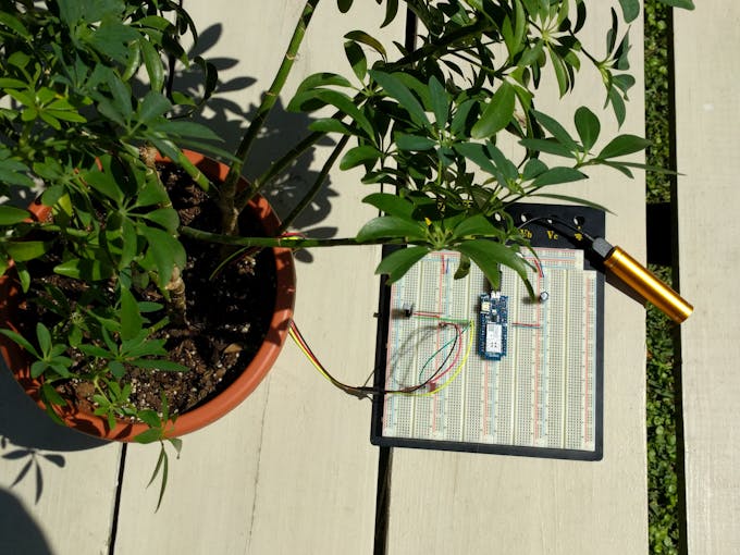 Plant Monitoring System Circuit Diagram