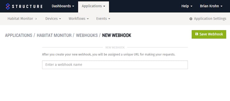 Webhook Setup