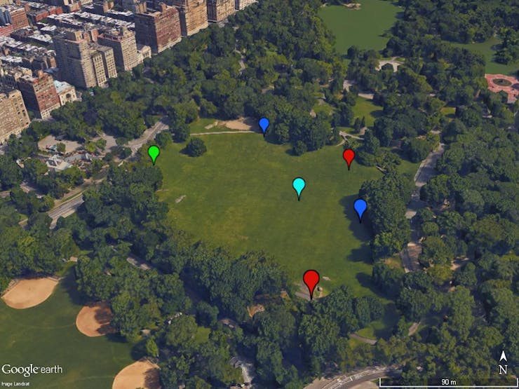 See the information collected with the Arduino GPS Datalogger on Google Earth Professional!