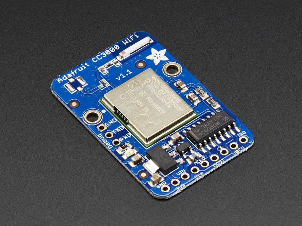 Adafruit HUZZAH CC3000 WiFi Breakout with Onboard Antenna - v1.1