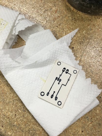 Clean the PCB.
