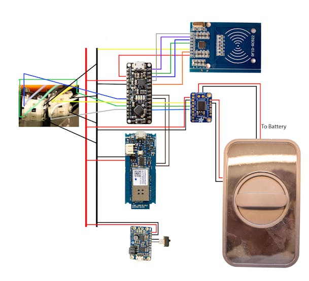 rfid door unlock hackster io