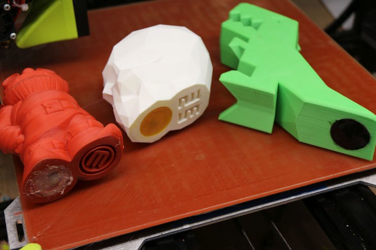 RFID Tags glued and Epoxied in model