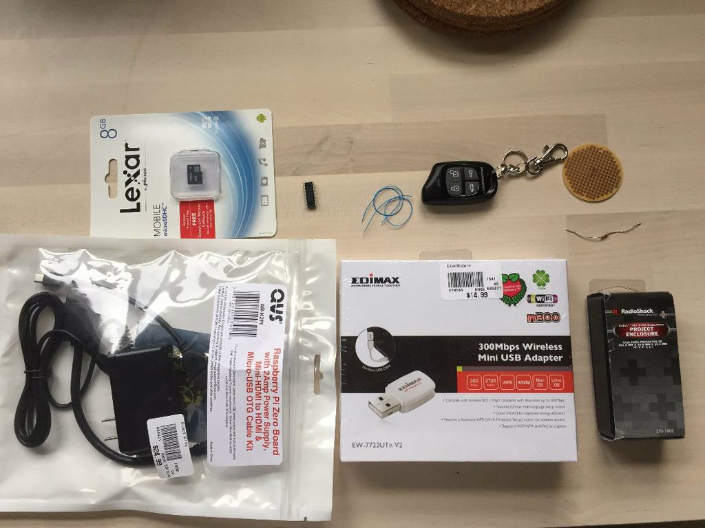 raspberry pi remote car starter