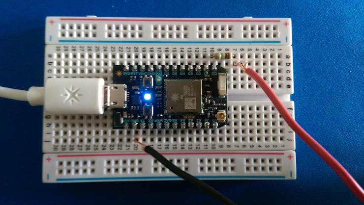 breadboard setup