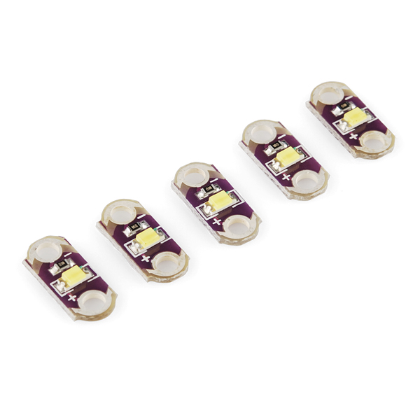 LilyPad LED White (5pcs)