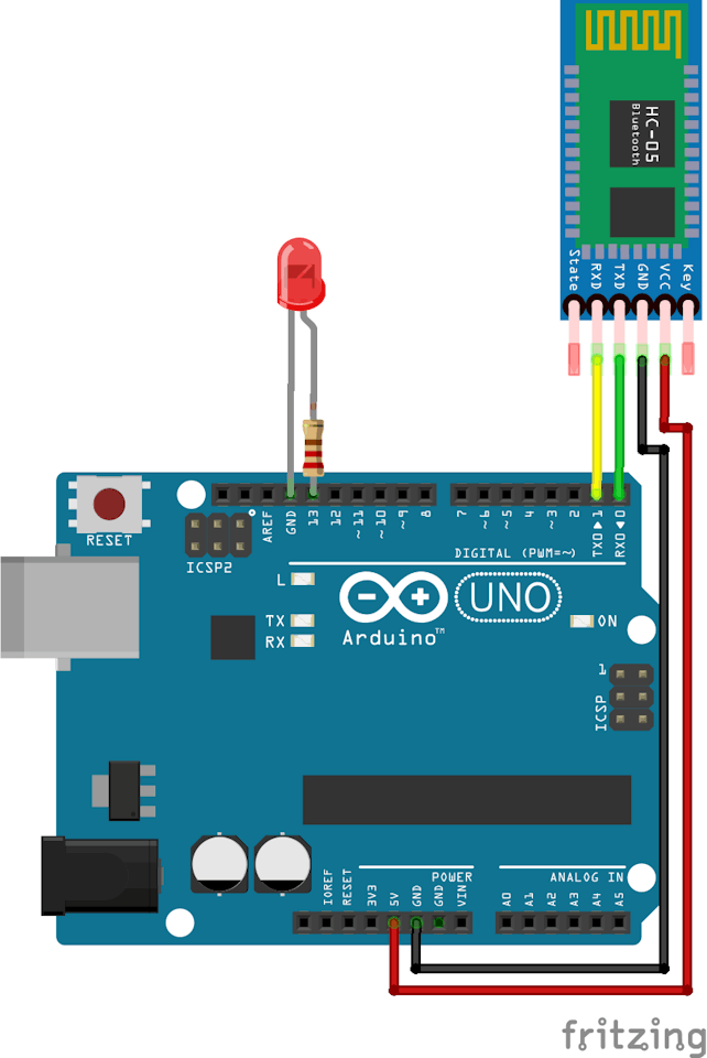 Arduino code bluetooth connection