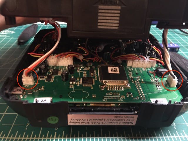 Disconnect the connectors.