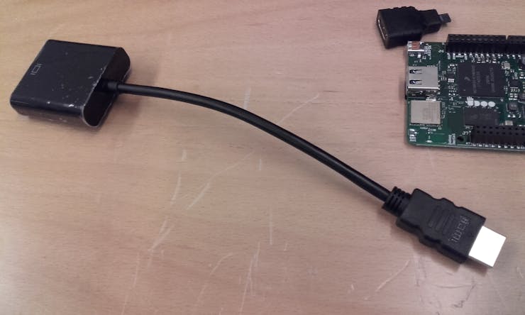 HDMI to VGA adapter, this only depends on your screen.