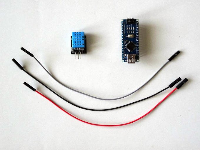 Dht11 Temperature And Humidity Plot And Visual Instruments