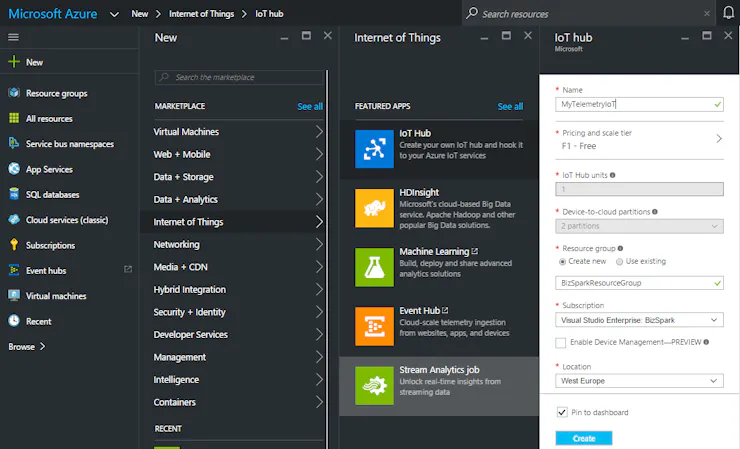 IoT Hub Creation