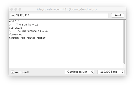 Simple Command Line Interface - Arduino Project Hub