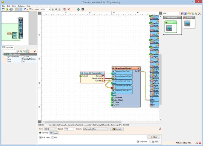 Dht11 Temperature And Humidity I2c 2 X 16 Lcd Display Arduino Project Hub Dht11 Temperature And Humidity I2c 2 X 16 Lcd Display Arduino Project Hub