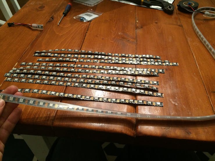 Christmas Lights! Neopixel Led Matrix Glass Block Wall Hackster.io