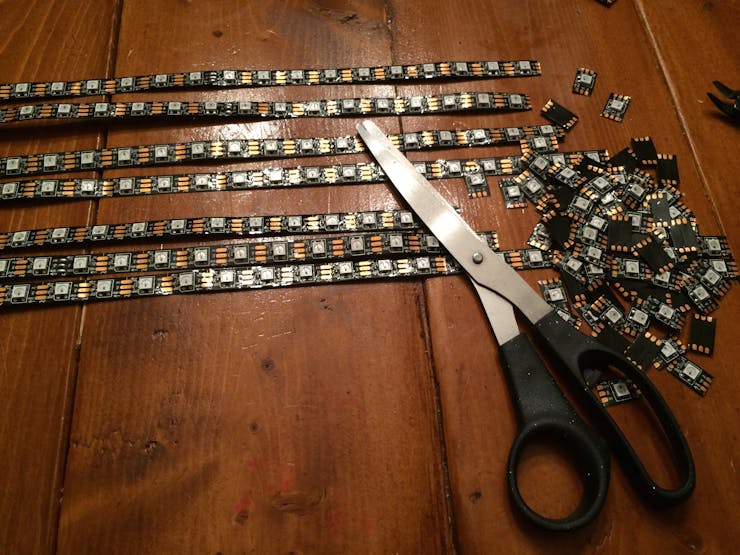 Christmas Lights! Neopixel Led Matrix Glass Block Wall Hackster.io