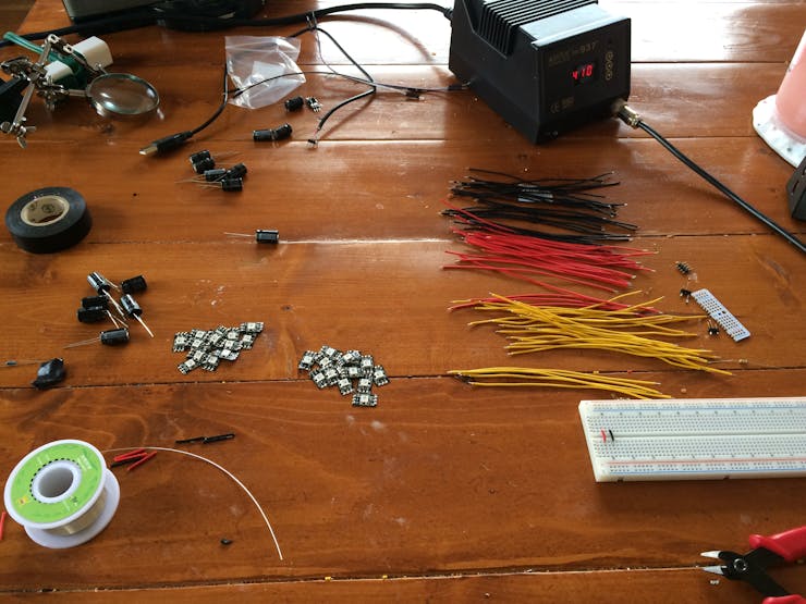 Christmas Lights! Neopixel Led Matrix Glass Block Wall Hackster.io