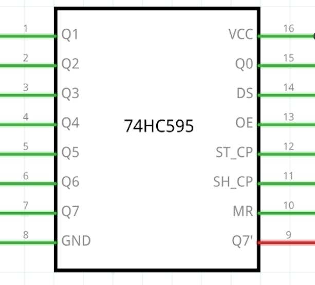 74hc595 Example Shift Register Sample - Hackster.io