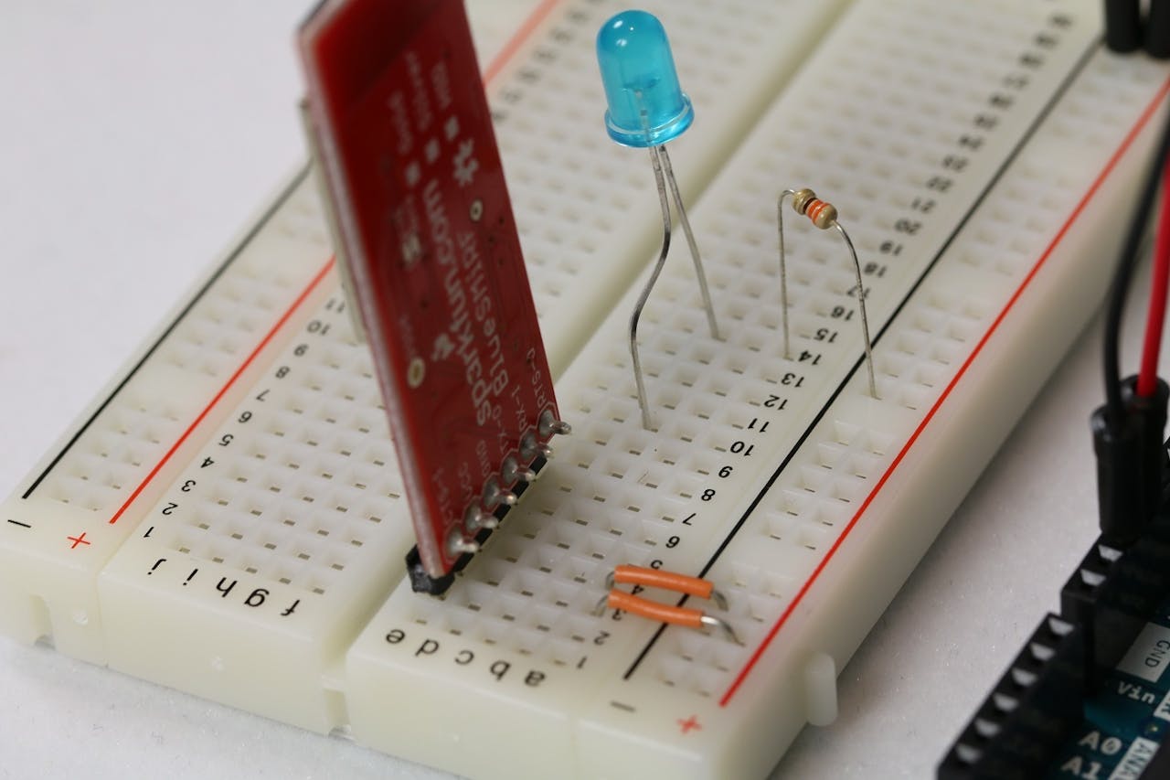 330Ω resistor connected to rigid PCB
