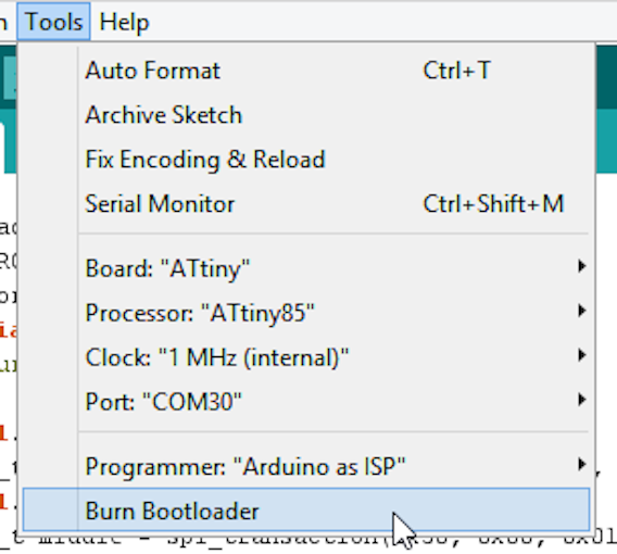 Programar un ATtiny85 con Arduino Uno. 30 Programar un ATtiny85 con Arduino Uno