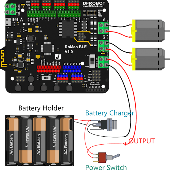 The battery holder comes with a barrel connector, so it would be plugged in, as opposed to being soldered