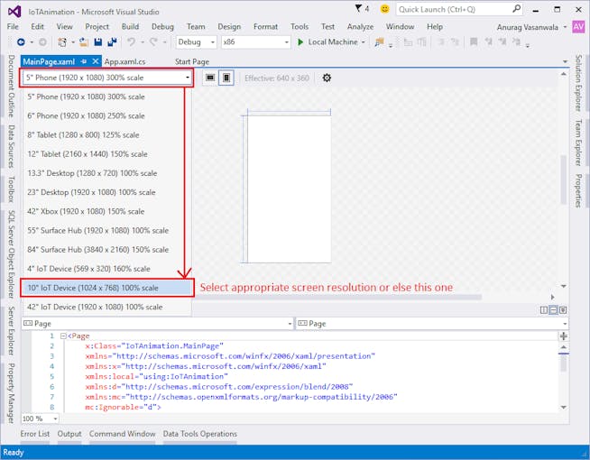 studio c point visual entry Windows Hackster.io : Core Animate   10 IoT Control