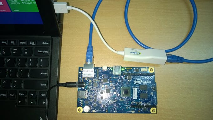 usb to open cable telnet and connect address Windows Hackster.io with  Galileo Intel  IoT