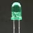 5 mm LED: Green