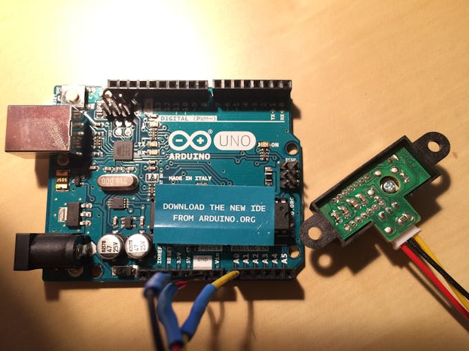 Distance Measuring Sensor assignment - Arduino Project Hub