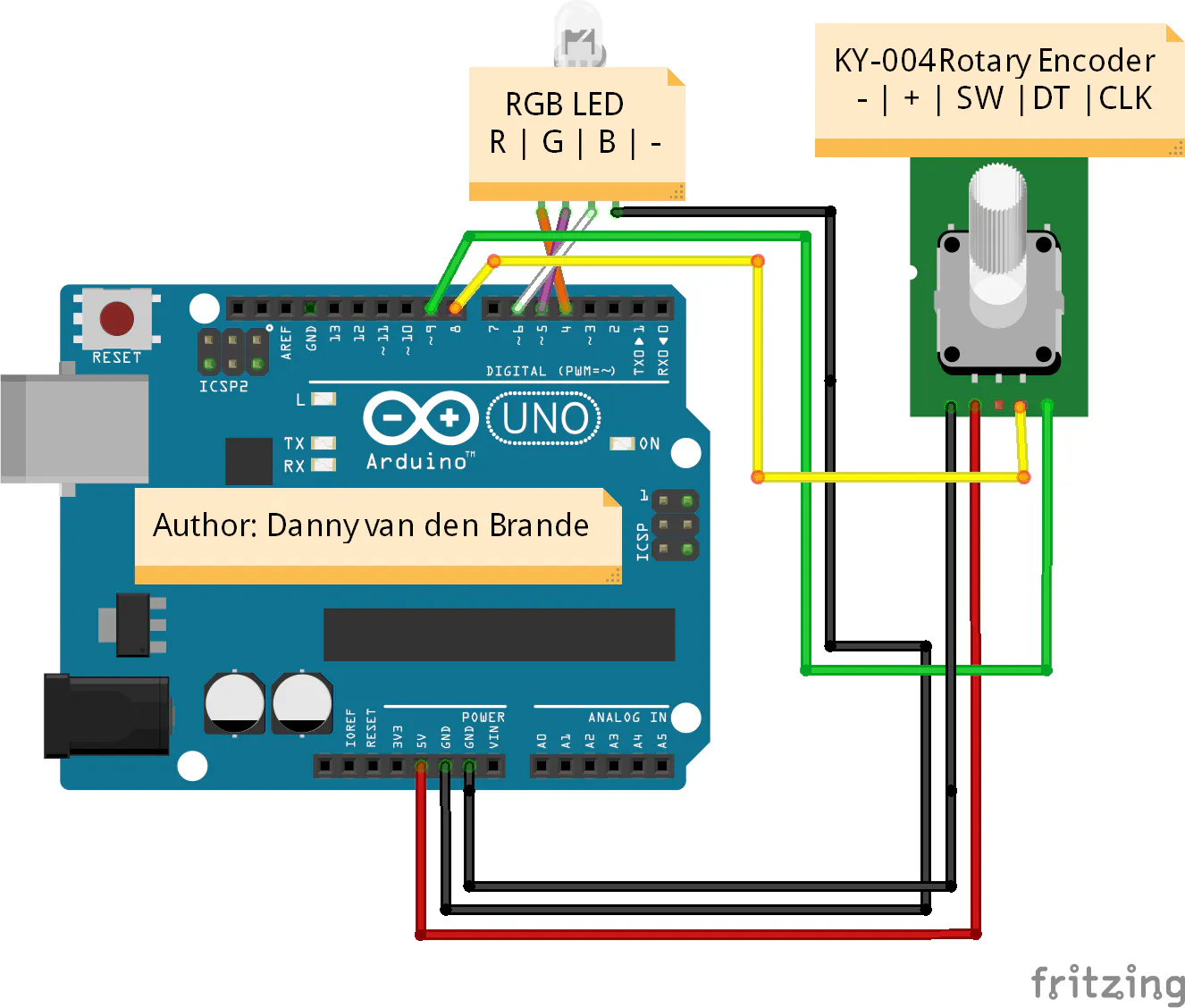 Modulo Encoder Rotatorio KY-040 Per Arduino, PIC E AVR – 5V, Conteggio Incrementale Senza Limiti